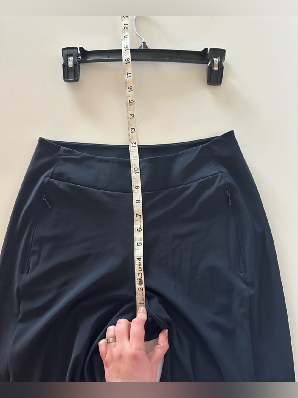 ATHLETA Cosmic Wide Leg Pants Work Travel Dark Navy Blue 8 Lightweight - Picture 5 of 8